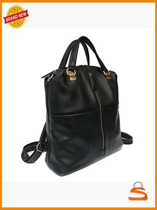 Genuine Leather Backpack Purse for Women Travel Crossbody Bag